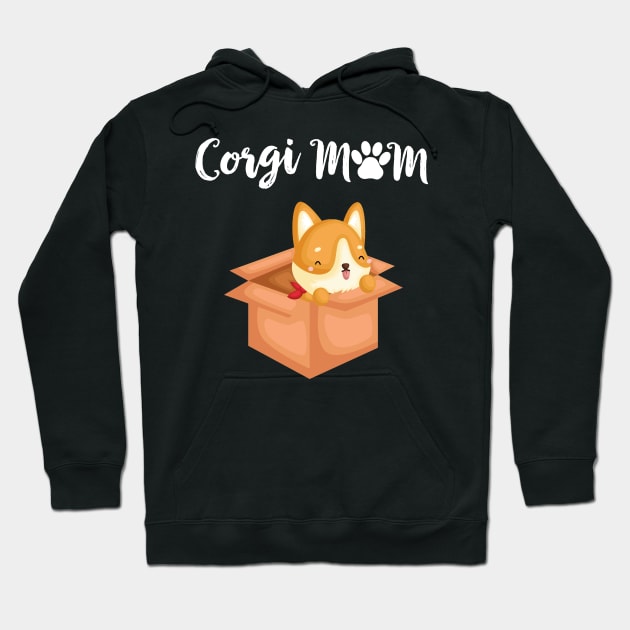 Corgi Mom (283) Hoodie by Drakes